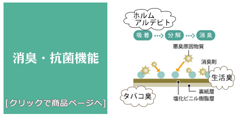 島根 [内装リフォーム]抗菌・消臭/生のり付き壁紙